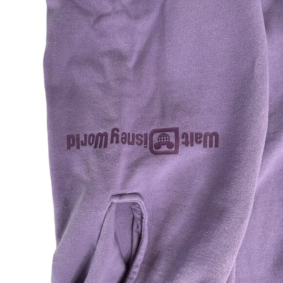 DISNEY WORLD Mickey Mouse Organic Cotton Purple Tie Dye Sweat Pants 3X Womens - Picture 4 of 11